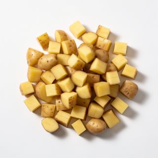Pounds Gold Potatoes, Washed And Cubed Into ½"