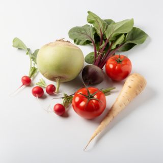 Jicama, Radishes, Beets, Tomato, Parsnip