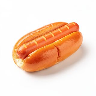 Sweet Potato Buns, Shaped Into Hot-Dog