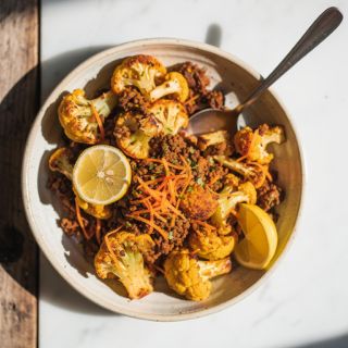Cauliflower Nachos with Walnut Taco Meat