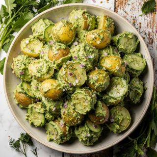 Creamy Potato Salad (Vegan)