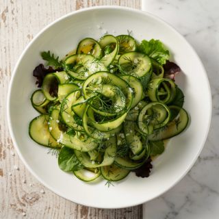 Cucumber Ribbon Salad with Dill