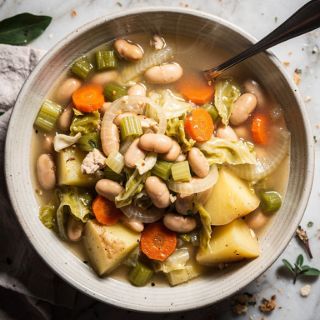 Irish White Bean and Cabbage Stew