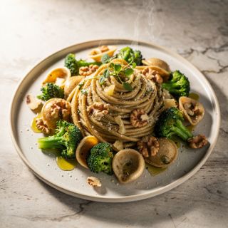Broccoli & Walnut Orecchiette