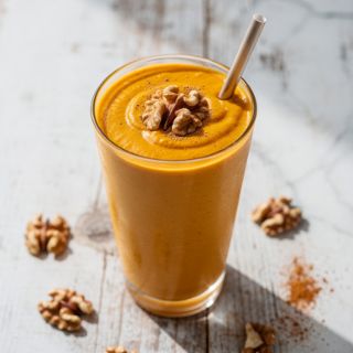 Vegan Pumpkin Pie Protein–Fiber Smoothie