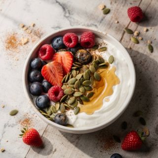 Berry Yogurt Bowl with Pepitas