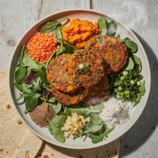 Sweet Potato Lentil Patties