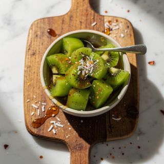Sweet and Spicy Kiwi Cups