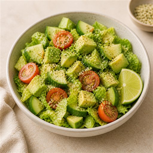 Anti-inflammatory fruits and vegetables in a fresh salad